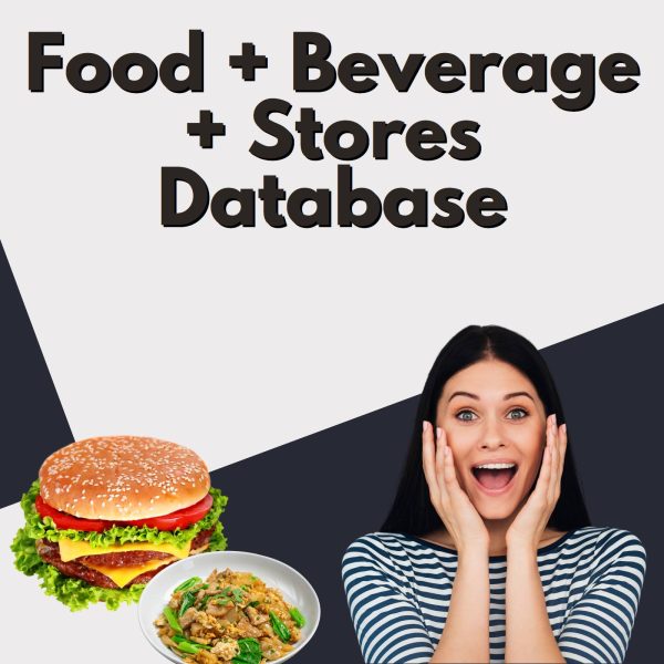 Food + Beverage + Stores Database